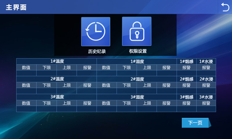温湿度监控系统界面