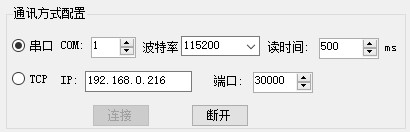 通讯方式配置